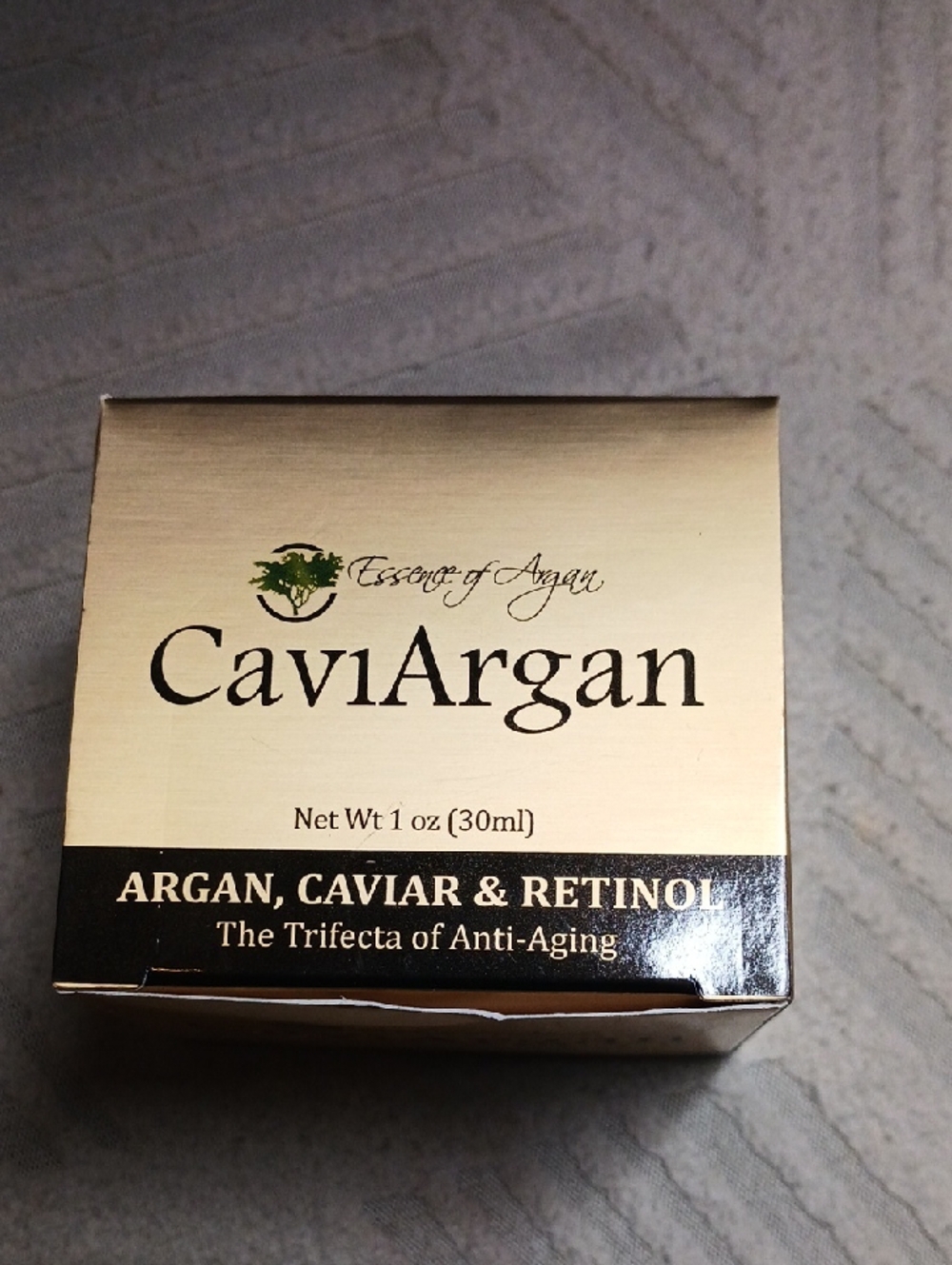 Argan, Caviar & Retinol Face Oil Serum - Gold